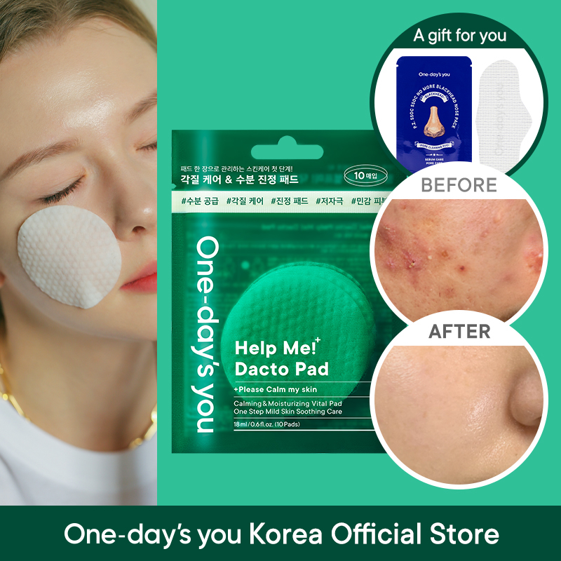 10 Bông toner cấp ẩm ONE DAY'S YOU Help Me Dacto Pad