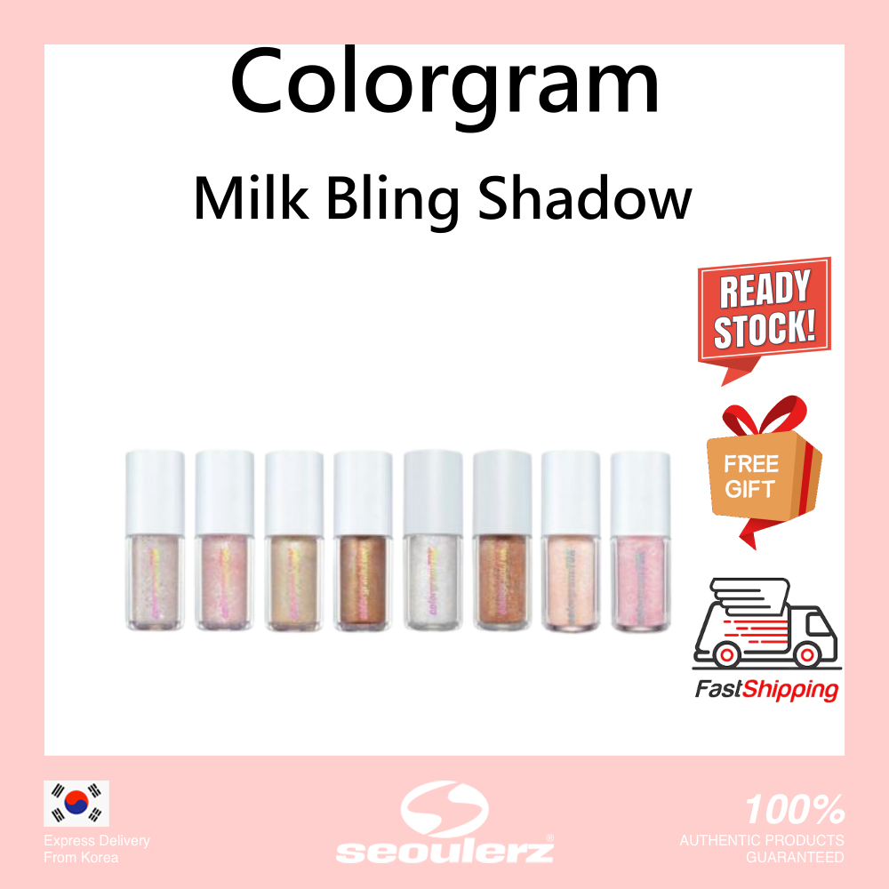 [Hàng Sẵn Sàng Để Vận Chuyển] [colorgram] Phấn Mắt Sữa Lấp Lánh 7 Màu