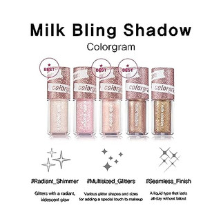 [Hàng Sẵn Sàng Để Vận Chuyển] [colorgram] Phấn Mắt Sữa Lấp Lánh 7 Màu
