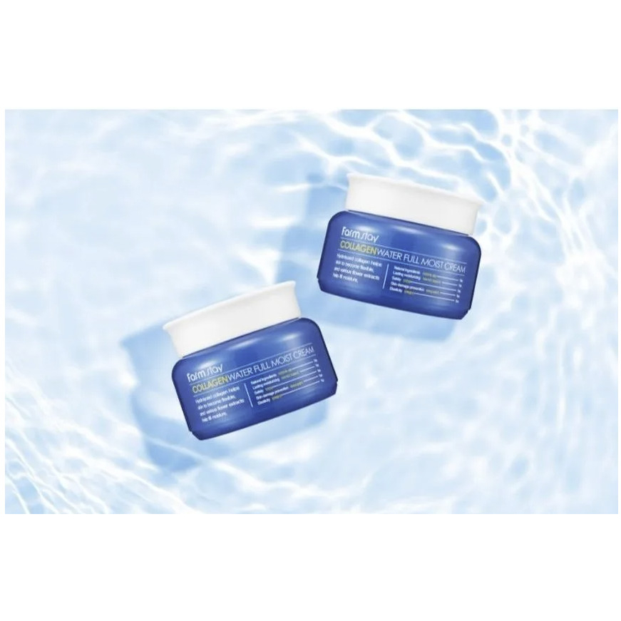 Kem Cấp ẩm sâu Bổ sung Collagen FARM STAY Collagen Water Full Moist Cream 100g