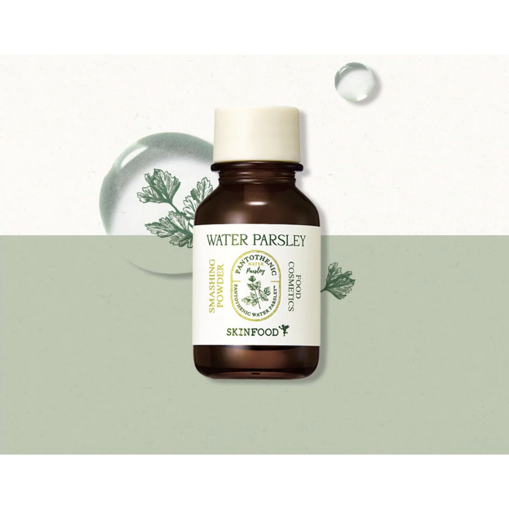 Tinh chất chấm mụn Skinfood Pantothenic Water Parsley Smashing Powder Foundation 15ml