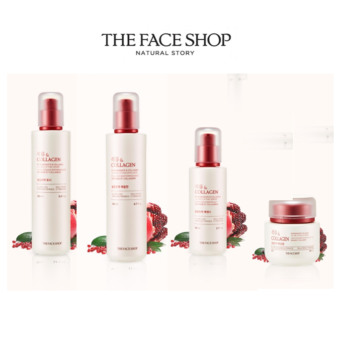 The face shop Kem Dưỡng Da Mắt Chiết Xuất Lựu Đỏ / collagen Chất Lượng Cao