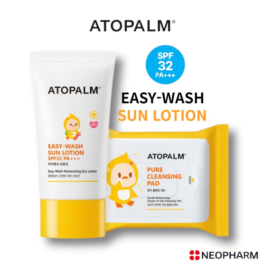 Kem Chống Nắng atopalm easy wash 60ml - spf 32 pa + + + Khoáng Chất