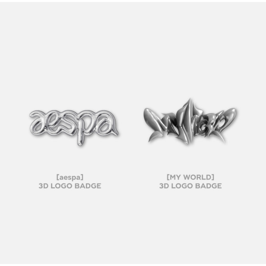 Aespa LOGO BADGE - MY WORLD