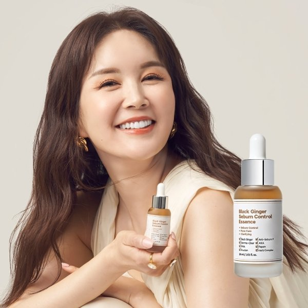 Black Ginger Sebum Control Essence 30ml/75ml Tinh Chất sebum sebum 30ml / 75ml Chiết Xuất Từ Quả Bình Minh