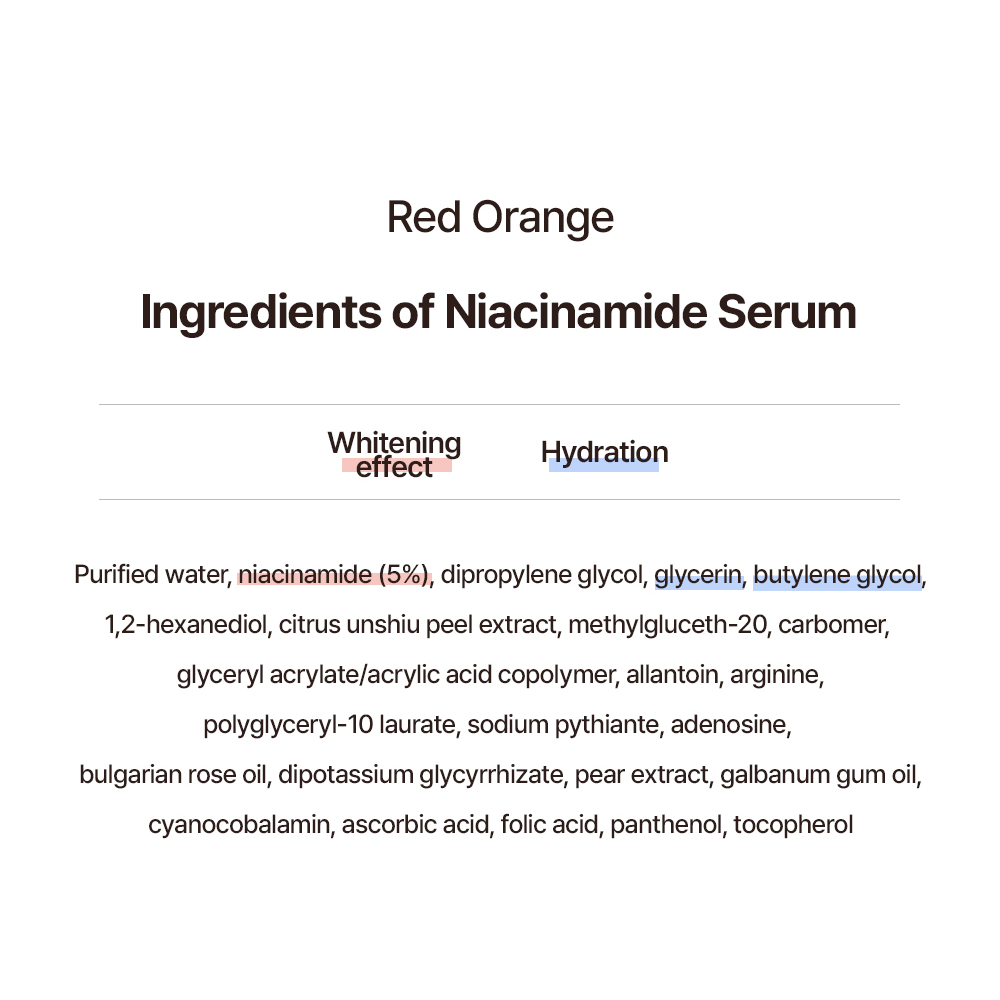 Serum niacinamide Cam Đỏ 30ml