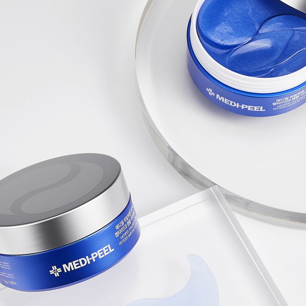 Medi-Peel Mặt nạ mắt MEDIPEEL HYALURON AQUA PEPTIDE 9 AMPOULE EYE PATCH Hàn Quốc 1.6g x 60 miếng