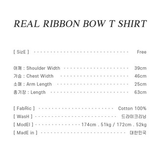 Áo THUN RONRON REAL RIBBON 5 màu