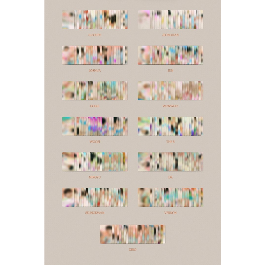 SEVENTEEN - 4TH ALBUM  CARAT VER.