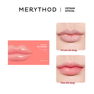 [MERYTHOD]SET 4miếng mặt nạ môi dưỡng ẩm làm mềm cho đôi môi căng bóng