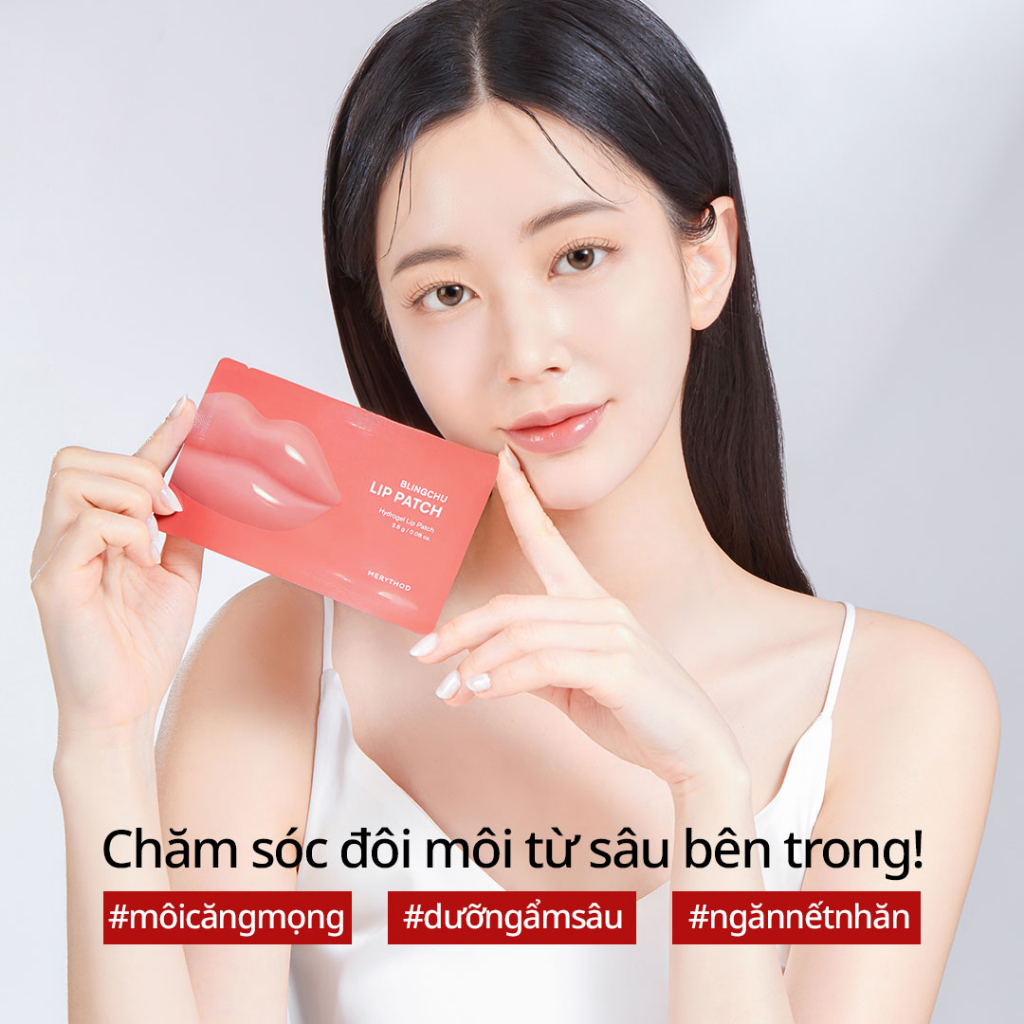 SET 4miếng mặt nạ môi dưỡng ẩm làm mềm cho đôi môi căng bóng