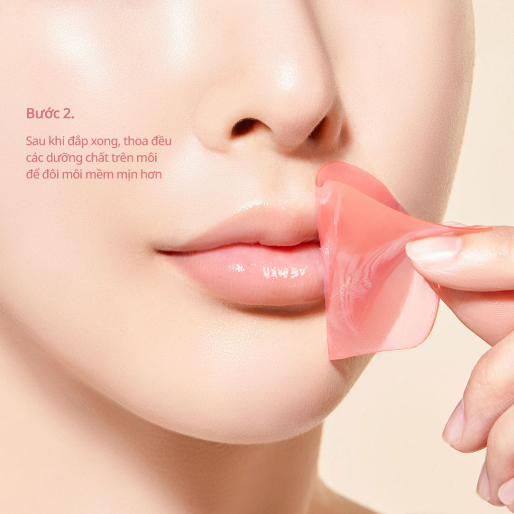 SET 4miếng mặt nạ môi dưỡng ẩm làm mềm cho đôi môi căng bóng
