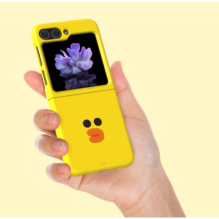 Line friends Ốp Điện Thoại In Hình Nhân Vật Hoạt Hình Hàn Quốc Cho galaxy z flip 5