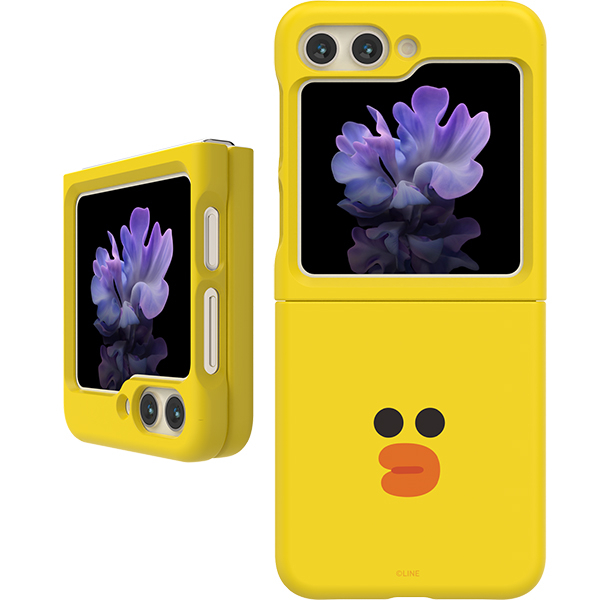 Line friends Ốp Điện Thoại In Hình Nhân Vật Hoạt Hình Hàn Quốc Cho galaxy z flip 5