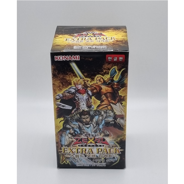 YUGIOH Card Extra Pack "Sword of Knights" Korean Version 1 BOX