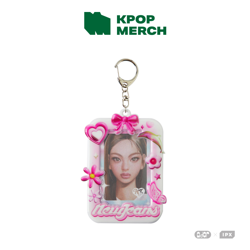 Móc khóa thẻ ảnh LINE Friends NewJeans NJ Get Up