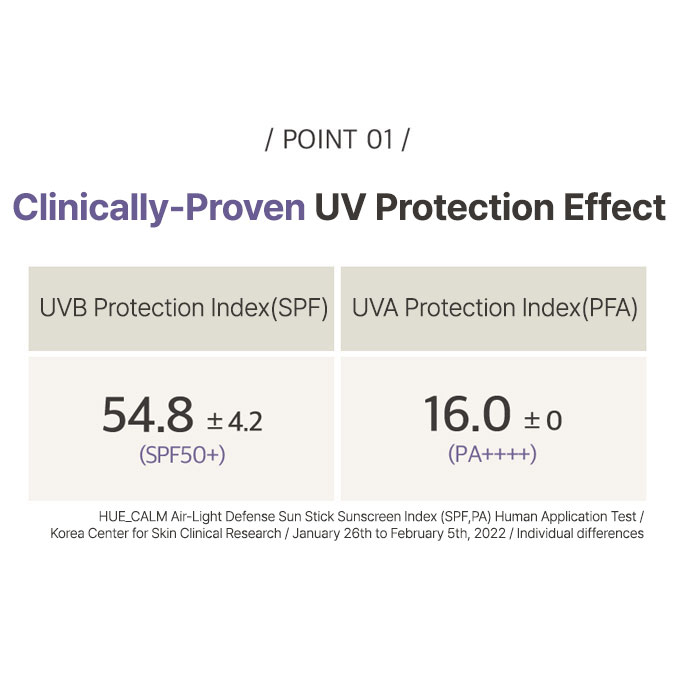 Que Chống Nắng HUECALM Air-Light Defense Sunscreen Sun Stick SPF50+ PA++++