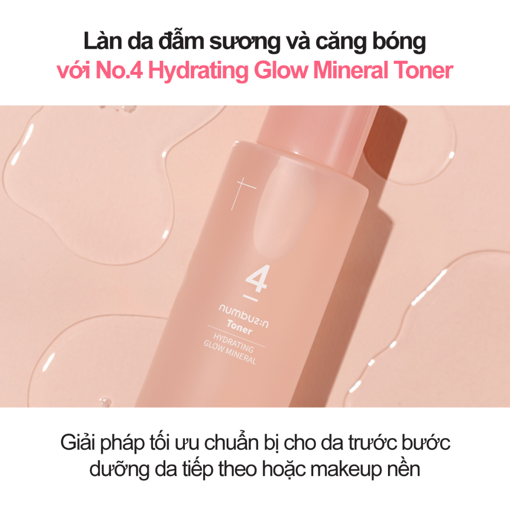 Toner NUMBUZIN khoáng dưỡng ẩm số 4