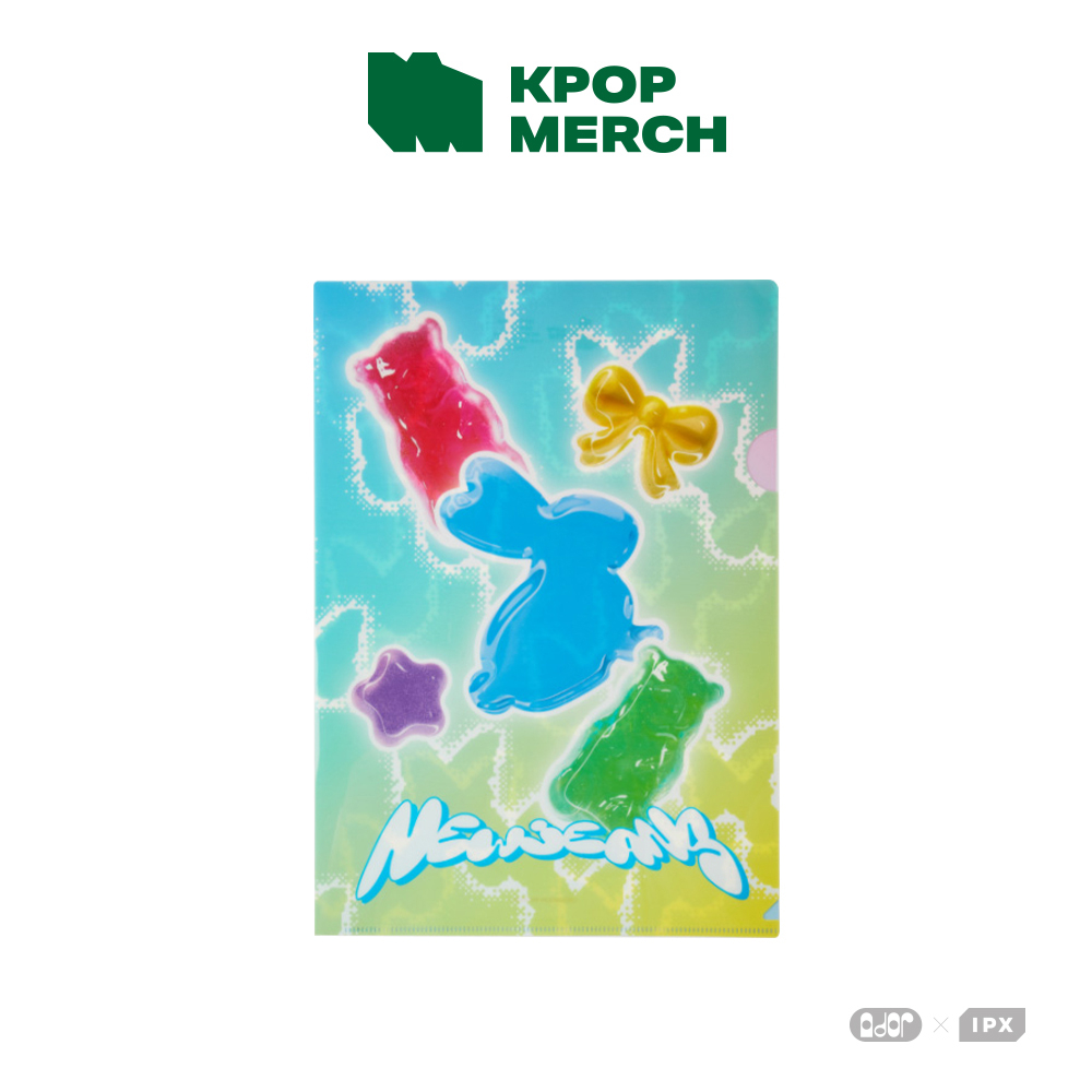 LINE Friends NewJeans NJ Get Up Plastic File Folder Ver.2