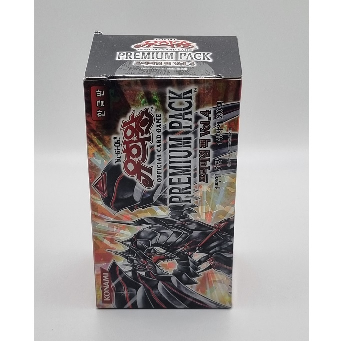 YUGIOH Card Booster "Premium Pack Vol. 4" Korean 1 BOX
