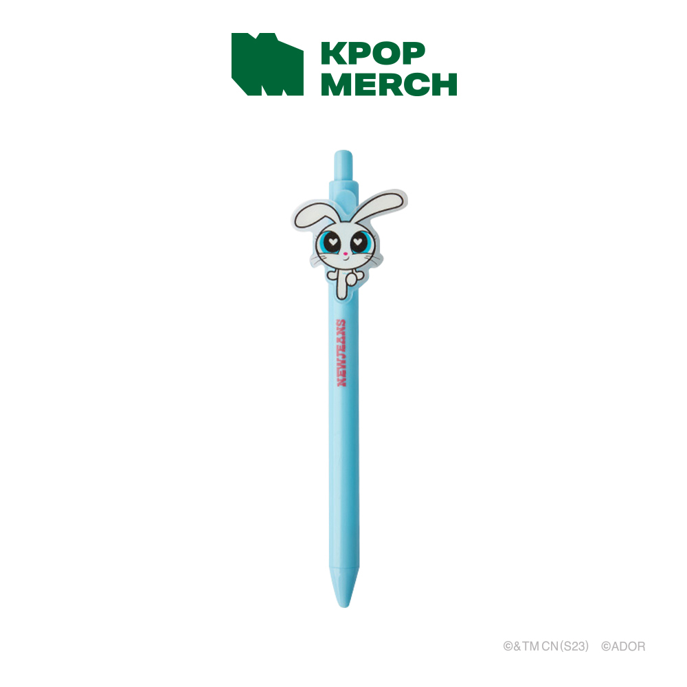 Bút gel LINE Friends NewJeans The Powerpuff Girls X NJ đầu thỏ từ acrylic