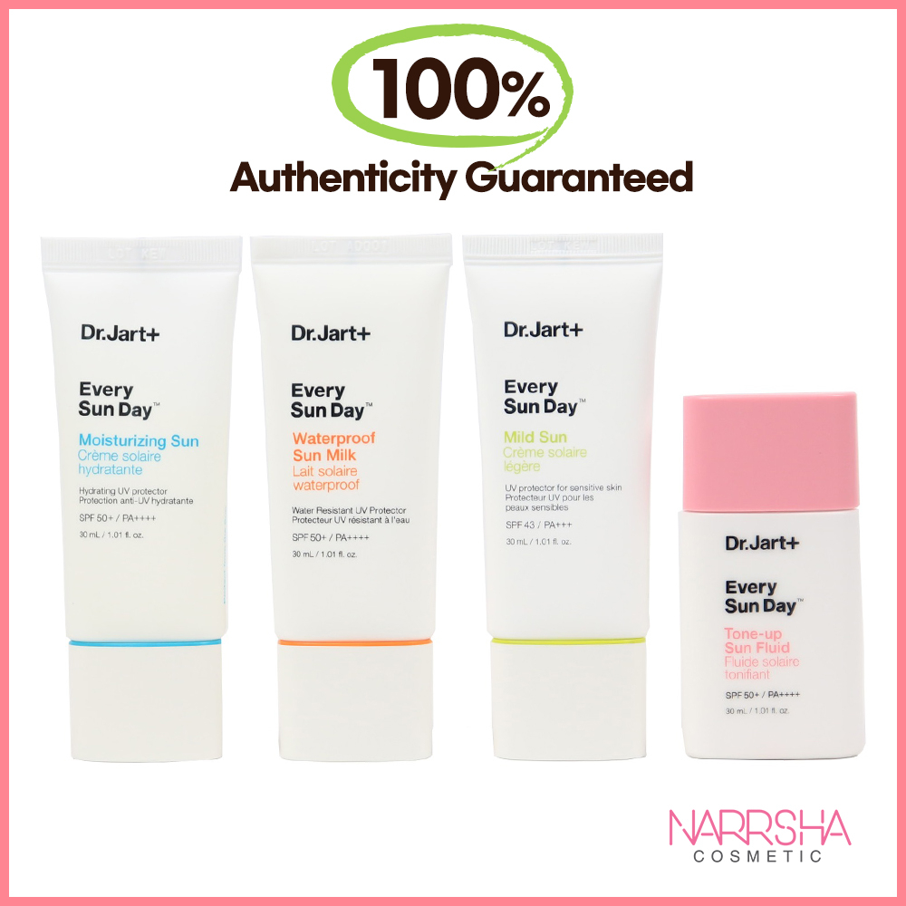 Every Sun Day Waterproof Sun Milk - 30ml / Moisturizing Sun - 30ml / Tone-Up Sun Fluid - 30ml / Mild Sun - 30ml