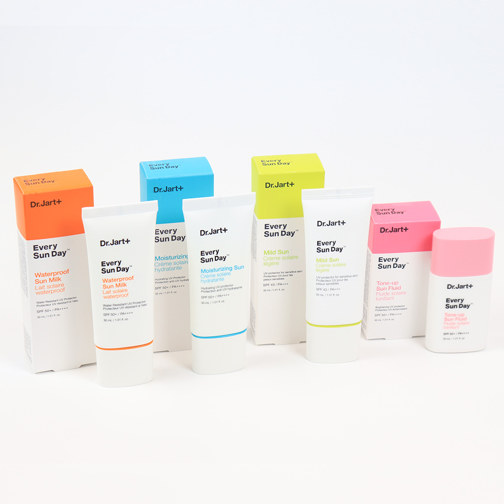 Every Sun Day Waterproof Sun Milk - 30ml / Moisturizing Sun - 30ml / Tone-Up Sun Fluid - 30ml / Mild Sun - 30ml