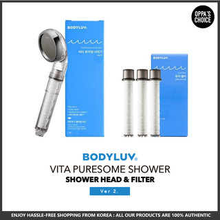 Bodyluv puresome shower head & filter