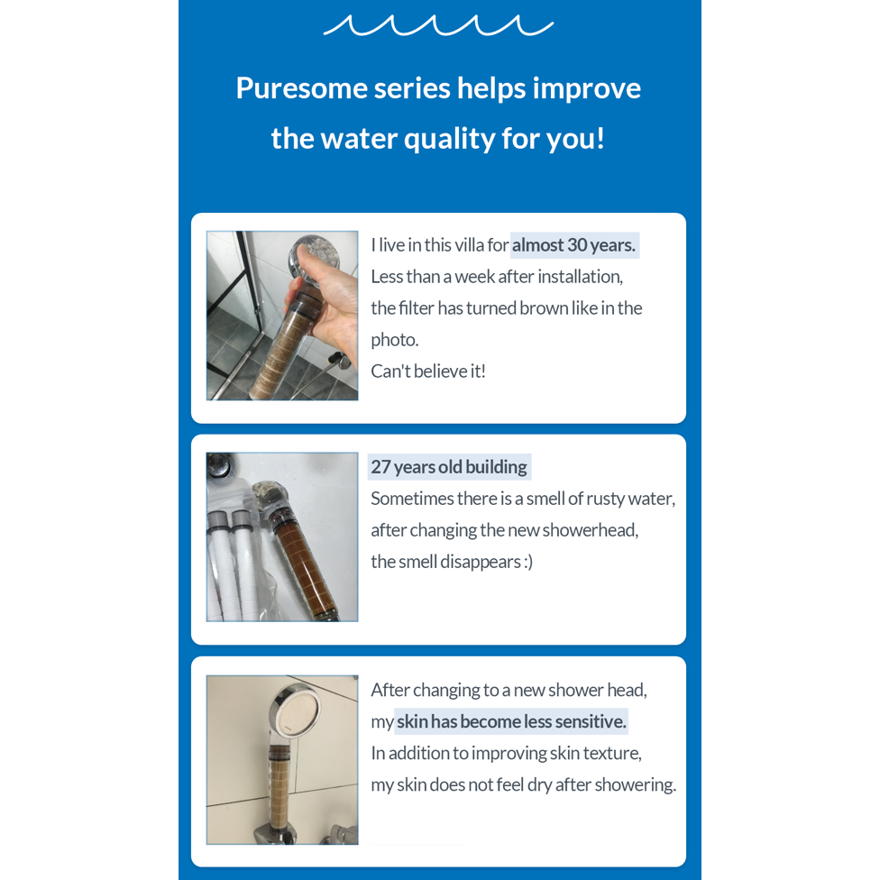 BODYLUV PURESOME SHOWER HEAD & FILTER