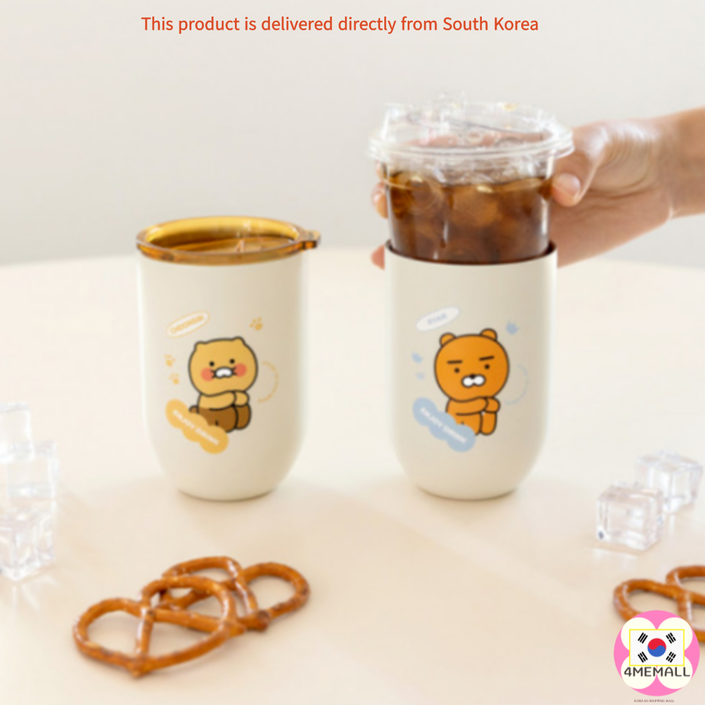 Bình Nước Giữ Nhiệt Bằng Thép Không Gỉ 350ml kakao friends