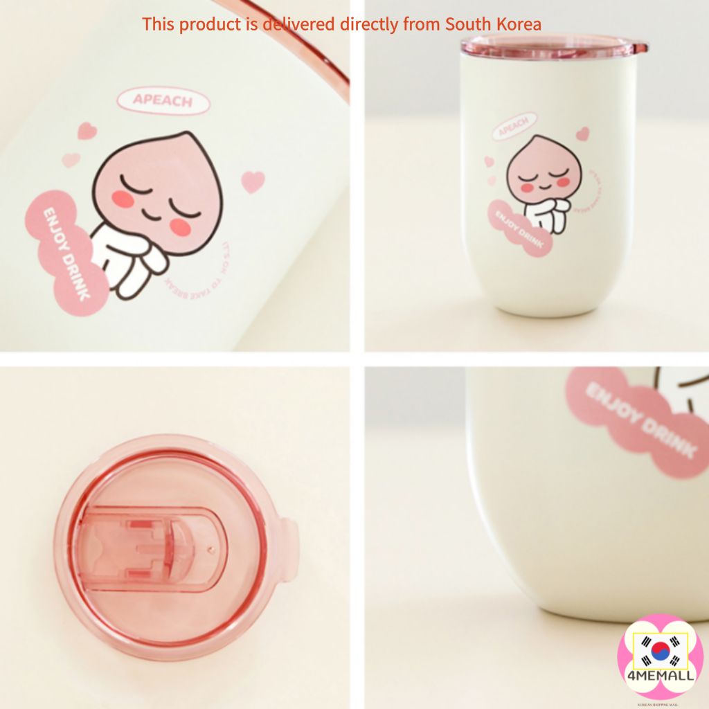 Bình Nước Giữ Nhiệt Bằng Thép Không Gỉ 350ml kakao friends