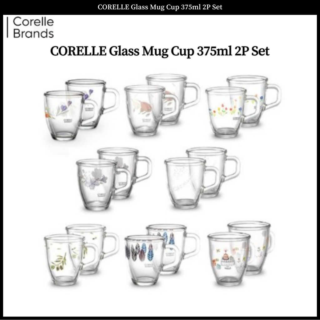 Cốc Thủy Tinh corelle 375ml Bộ 2p
