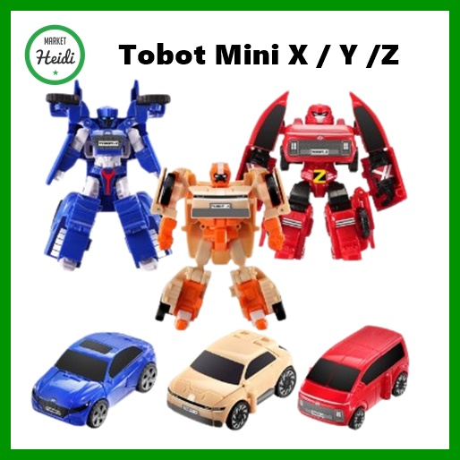 Thảm Trải Sàn Chống Trượt Chất Lượng Cao☆[Hàn Quốc] Xe Đồ Chơi robot Biến Hình Thành Phố tobot mini 