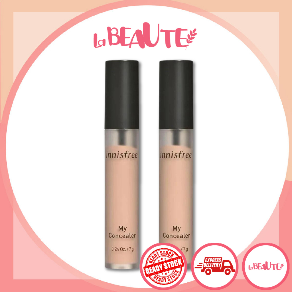 Innisfree Light Fit Concealer Dark Circle Cover - Màu be đào / Màu be cá hồi