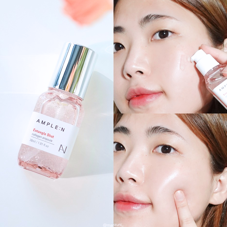 Tinh chất collagen đàn hồi da Ample:N Entangle Shot Collagen Ampoule 30ml