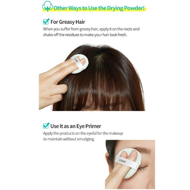 Etude HOUSE Zero Sebum Powder 4g - Hàng Sẵn Sàng