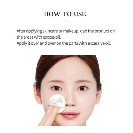 Etude HOUSE Zero Sebum Powder 4g - Hàng Sẵn Sàng