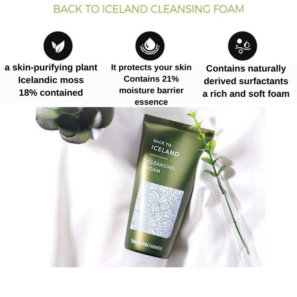 Thành phần tự nhiên Cleansing foam 120 ml / peeling cream 150 ml