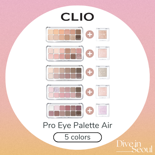 Pro Eye Palette Air + Single Shadow – 5 màu