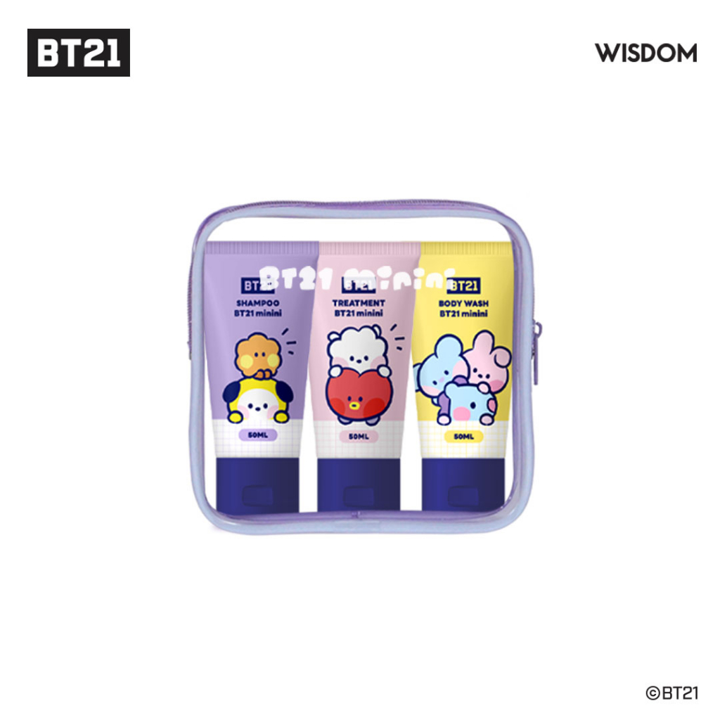 Bộ Dụng Cụ Chăm Sóc Da Du Lịch minini bts (bangtan boys) bt21