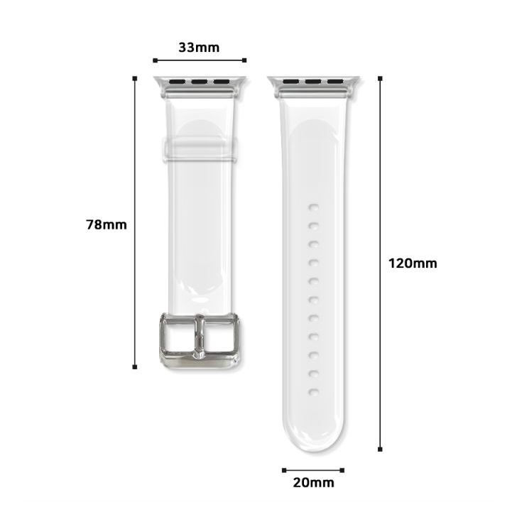🇰🇷tương thích, 38/40mm, trong suốt, không bóng, thiết kế đơn giản dễ thương.