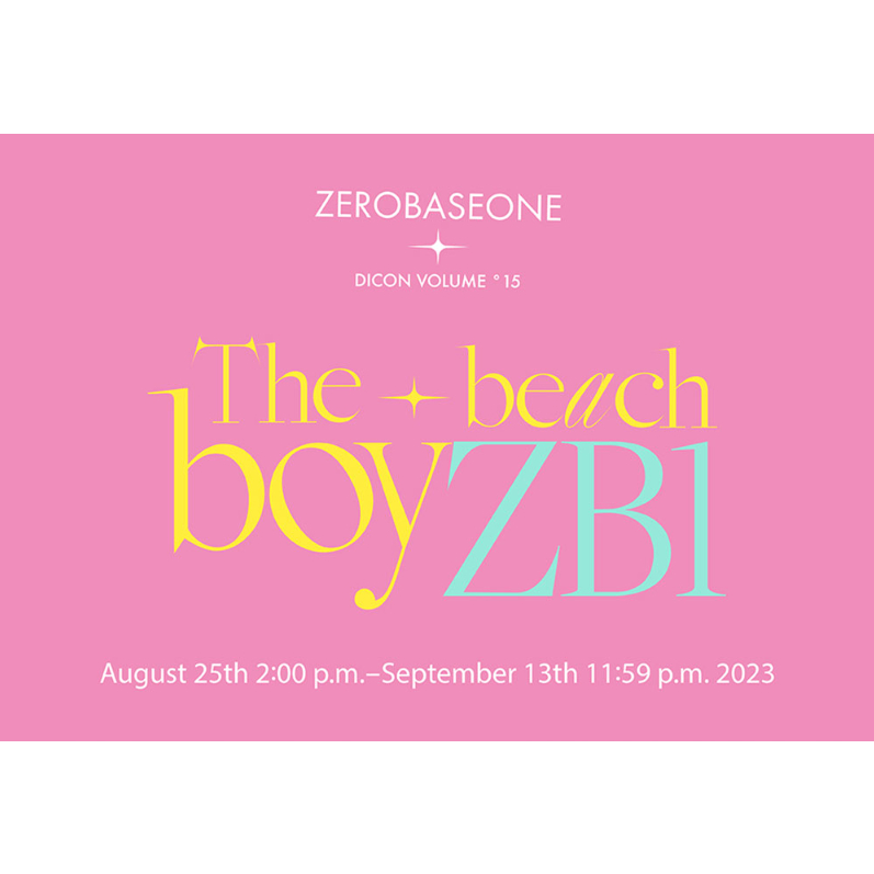 DICON VOLUME N°15 ZEROBASEONE -