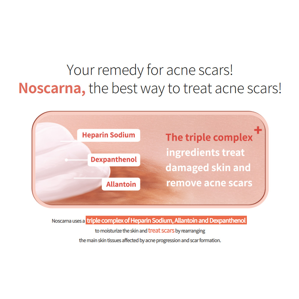 Gel No.1 Điều Trị Sẹo Noscarna - Loại Bỏ Sẹo Thâm Do Mụn 10g, 20g