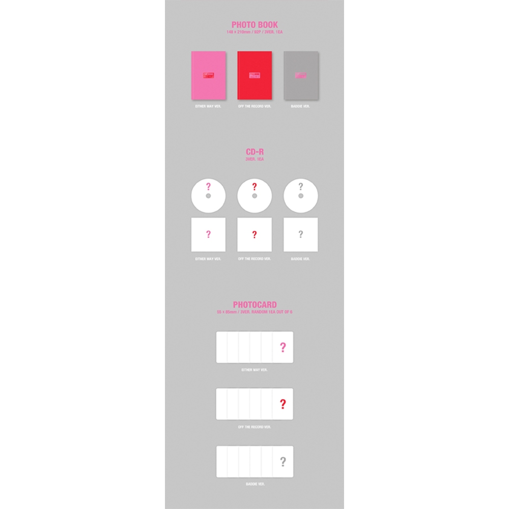 Sách ảnh Starship Entertainment Starship Pob Ive 1st Ep Album Ive Mine Either Way Off the Record Baddie ver