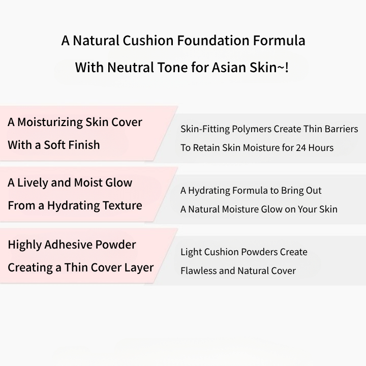 MILOWI Phấn Nước cica 10g SPF 50+ PA+++ Phấn Nền Trang Điểm Làm Sáng Và Dưỡng Ẩm Cho Da