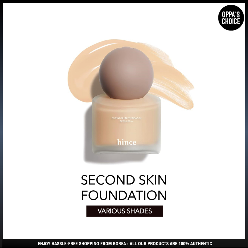 KEM NỀN HINCE SECOND SKIN FOUNDATION 40ml
