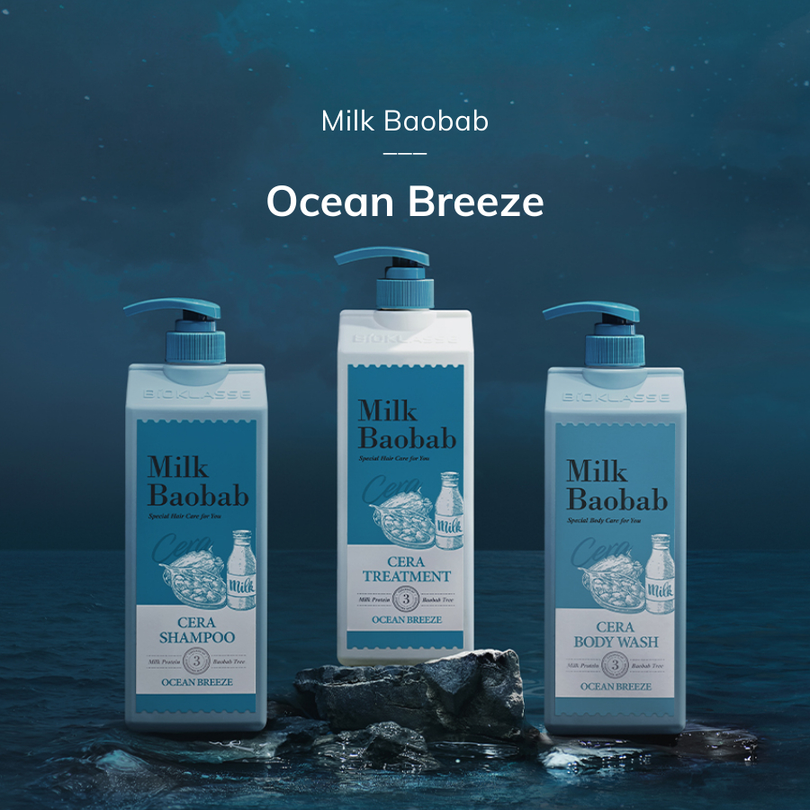 Sữa tắm, dầu gội/ dầu xả dưỡng ẩm hương nước hoa Milk Baobab Cera 1200ml