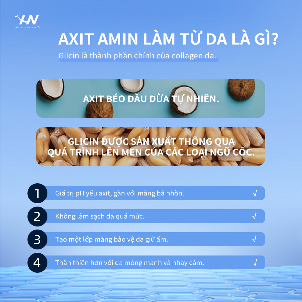 Sữa rửa mặt Lactobacillus HN. Histoire Naturelle Probiotic và Prebiotic Cleanser giúp làm sạch sâu và tăng cường hàng rào bảo vệ da.