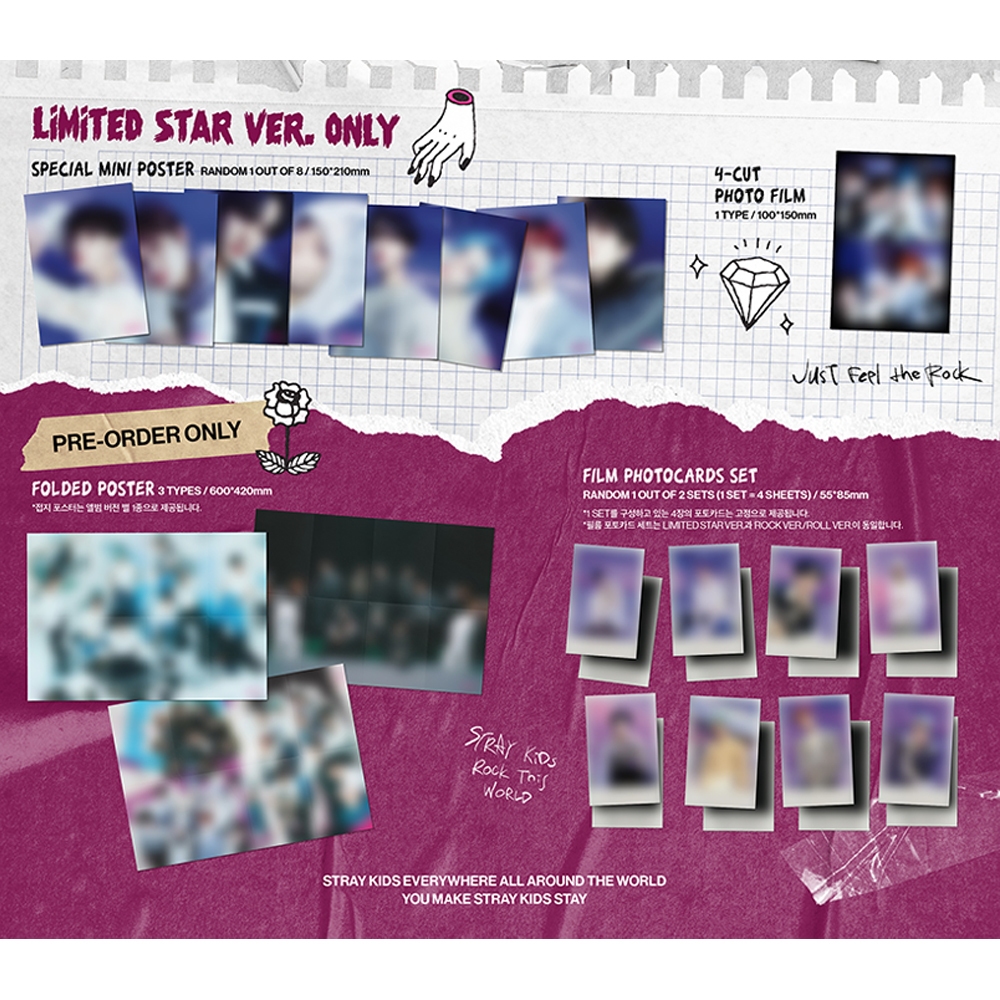 Sách ảnh JYP ENTERTAINMENT  Stray Kids - Mini Album 樂-Star _Limited version