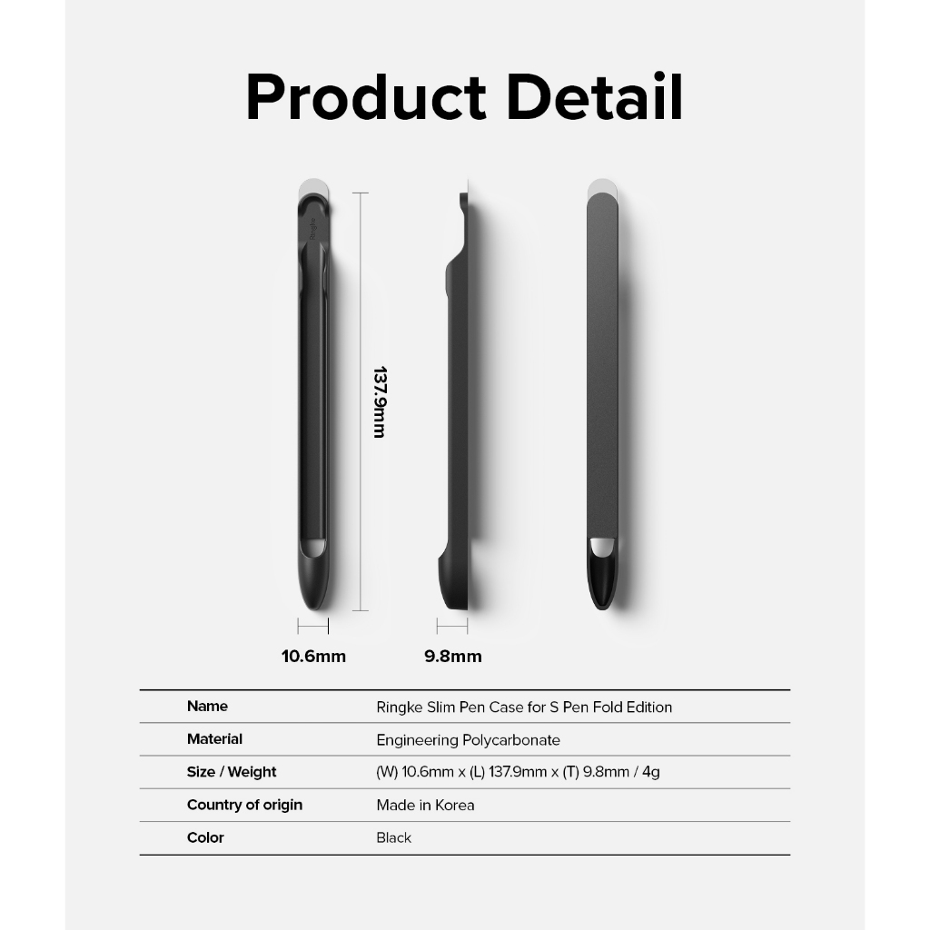 Ốp lưng Ringke Slim Hộp đựng bút S Pen dính cao cấp cho S Pen Fold Edition